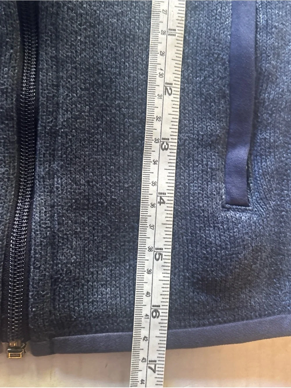 Patagonia Youth (5-6) Navy Blue Fleece Jacket with Logo